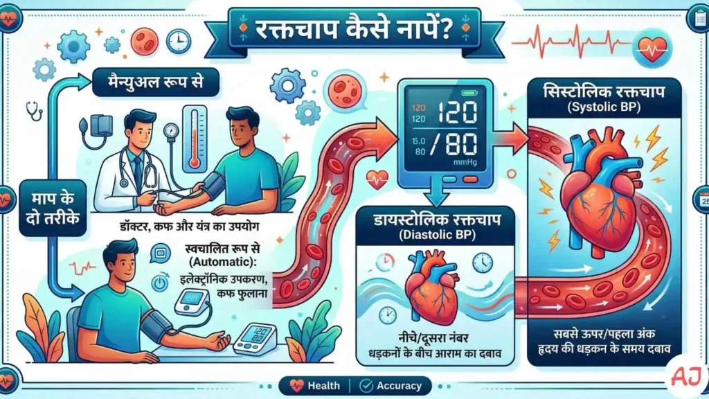 Blood Pressure Measurement (ब्लड प्रेशर कैसे नापें)
