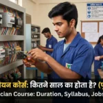 iti electrician course kitne saal ka hota hai​